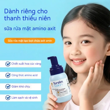 Bọt rửa mặt cho bé 170ml - Axit amin, làm sạch da, loại bỏ bụi bẩn, 150.000 VND 5