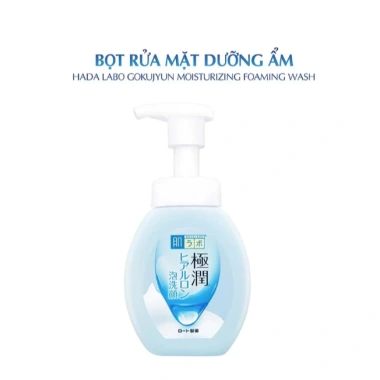 Bọt Rửa Mặt Dưỡng Ẩm Hada Labo Gokujyun 160ml - Giá 168.000đ, Dưỡng ẩm sâu, Sạch nhẹ, Không khô