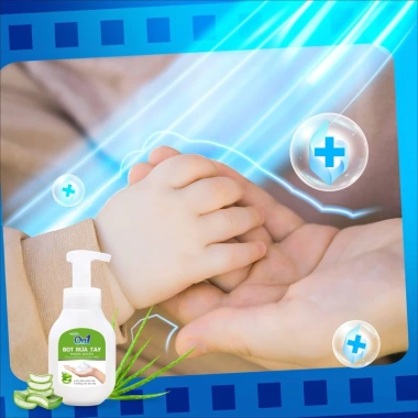 Bột rửa tay On1 hương nha đam muối khoáng kháng khuẩn 250ml Siêu thơm mát tươi sáng 5