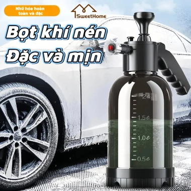 Bọt rửa xe phun chai đa mục đích cầm tay 2L, ưu đãi 52.000 VND, cho vườn và tưới nước