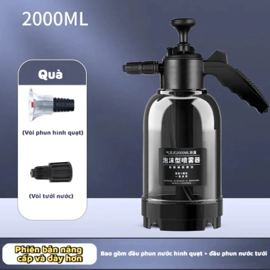 Bọt rửa xe phun chai đa mục đích cầm tay 2L, ưu đãi 52.000 VND, cho vườn và tưới nước 10 Bọt rửa xe phun chai đa mục đích cầm tay 2L, ưu đãi 52.000 VND, cho vườn và tưới nước 10