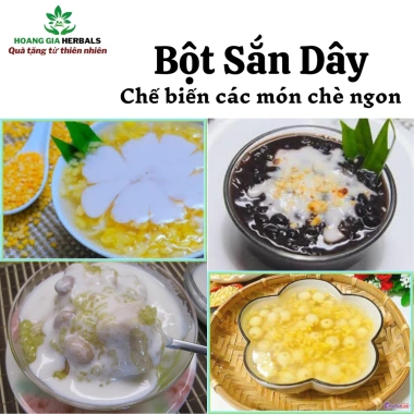 Bột sắn dây nguyên chất organic trắng sạch - Thanh nhiệt, mát gan, ATVSTP - 82k VND