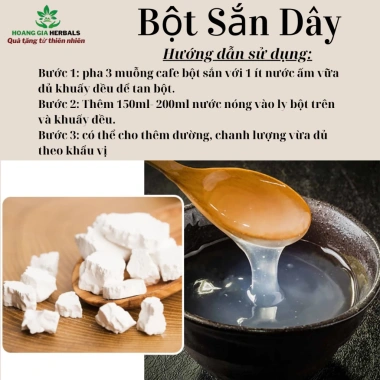 Bột sắn dây nguyên chất organic trắng sạch - Thanh nhiệt, mát gan, ATVSTP - 82k VND 7 Bột sắn dây nguyên chất organic trắng sạch - Thanh nhiệt, mát gan, ATVSTP - 82k VND 7
