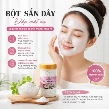 Bột sắn dây nguyên chất organic trắng sạch - Thanh nhiệt, mát gan, ATVSTP - 82k VND