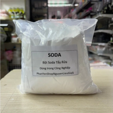 Bột SODA tẩy rửa công nghiệp 1Kg - Xử lý dầu mỡ mạnh, Giá sỉ kho 29.000₫ 4