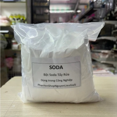 Bột SODA tẩy rửa công nghiệp 1Kg - Xử lý dầu mỡ mạnh, Giá sỉ kho 29.000₫ 5