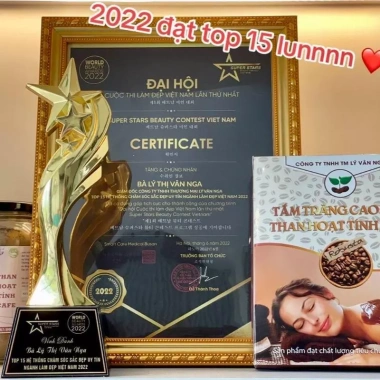 Bột tắm trắng Than Hoạt Tính Cafe 350g – Bao bì mới, Da trắng sáng, Tặng sữa non tinh gạo 4