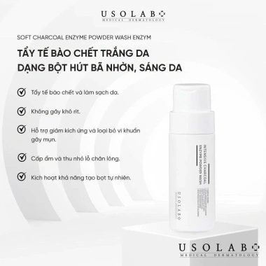 Bột Tẩy Da Chết Than Hoạt Tính Enzyme Soft Charcoal - Giảm Đốm, Sáng Da, Giá ưu đãi 616.000₫ 3
