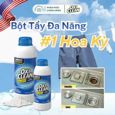 Bột Tẩy Đa Năng Oxiclean 500g - Khử mùi, giặt quần áo, vệ sinh gia dụng, chỉ 255.000