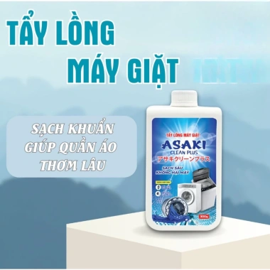 Bột Tẩy Lồng Máy Giặt ASAKI - Vệ Sinh, Loại Bỏ Mùi Hôi, Chống Nấm Mốc, 54.000đ 3