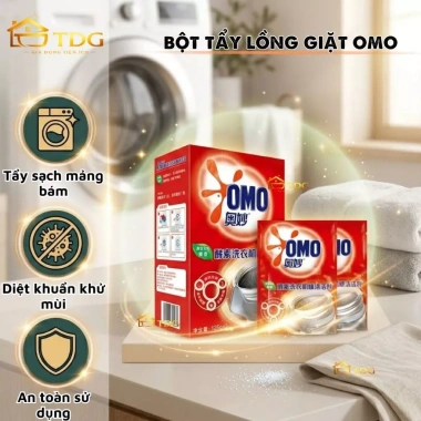 Bột tẩy OMO HH322 - Vệ sinh lồng giặt, xóa nấm mốc, bám bẩn 99% hiệu quả