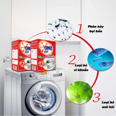 Bột tẩy OMO HH322 - Vệ sinh lồng giặt, xóa nấm mốc, bám bẩn 99% hiệu quả 2