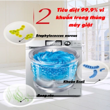 Bột tẩy OMO HH322 - Vệ sinh lồng giặt, xóa nấm mốc, bám bẩn 99% hiệu quả 4