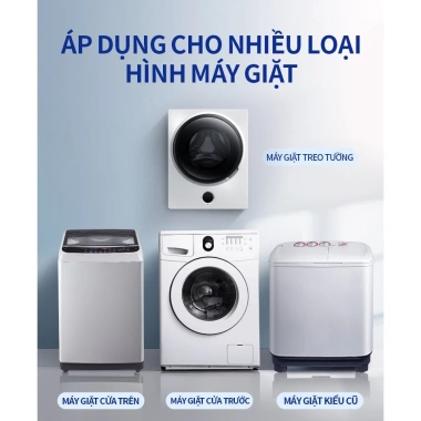 Bột Tẩy Rửa Máy Giặt Đa Năng 150g Kháng Khuẩn 99.9% - Diệt Khuẩn Sâu, Dùng cho Cửa Trước, Cửa Trên, Lồng Ngang 6