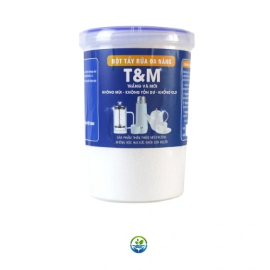 Bột tẩy rửa thông minh T&M Trắng Mới - Làm sạch tối đa, đa năng mọi bề mặt, 1kg/500g, 140.000 VND