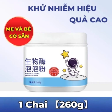 Bột Tẩy Trắng Enzyme Sinh Học 260g Đánh Bay Vết Bẩn Khử Vết Ố Vàng Tẩy Trắng Quần Áo Giá 79.000