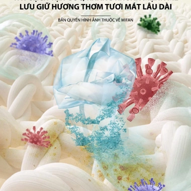 Bột Tẩy Trắng Quần Áo Đa Năng Mifan OxiPower – Xử lý vải ố vàng, vết bẩn khó giặt, an toàn không phai màu, chỉ 39.000₫