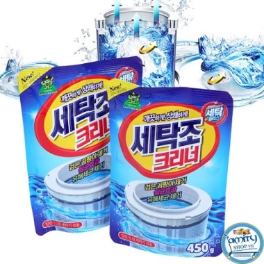 Bột Tẩy Vệ Sinh Lồng Máy Giặt Hàn Quốc 450g Combo 2 Gói - Giá 75.000, Siêu Tiết Kiệm