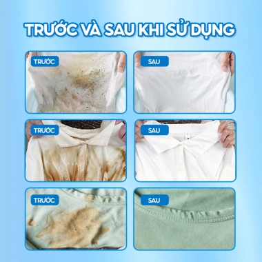 Bột tẩy vết bẩn đa năng Ximo 350g – Giặt sạch trắng quần áo, đồ gia dụng, chỉ 45.000đ 8