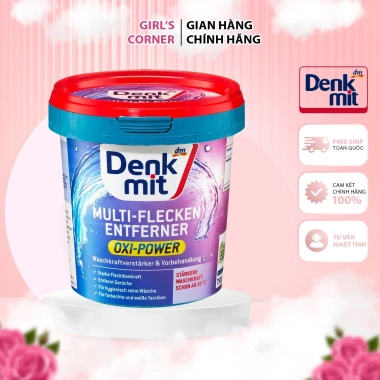 Bột tẩy vết bẩn quần áo Denkmit Oxi Power 750g - Nhập khẩu Đức, tẩy sạch, giá chỉ 175k