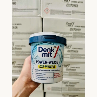 Bột tẩy vết bẩn quần áo Denkmit Oxi Power 750g - Nhập khẩu Đức, tẩy sạch, giá chỉ 175k