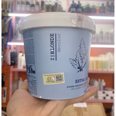 Bột Tẩy Xanh Tím Elgon 500g - Khử Ánh Cam, Nâng Sáng Tóc, Mẫu Mới Giá 170k 8