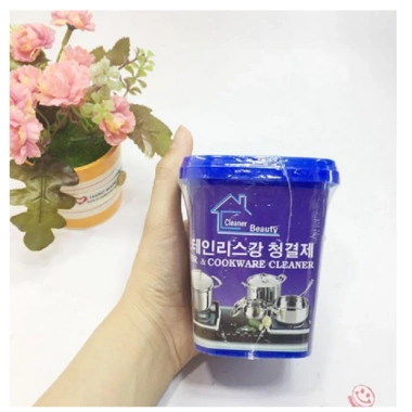 Bột tẩy xoong nồi Hàn Quốc 2 hộp 500gr - Kem đa năng làm trắng nồi, chảo, sàn nhà tắm, nhà bếp - Giá 75.000đ 9 Bột tẩy xoong nồi Hàn Quốc 2 hộp 500gr - Kem đa năng làm trắng nồi, chảo, sàn nhà tắm, nhà bếp - Giá 75.000đ 9