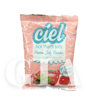 Bột thạch jelly Ciel 140g - Giá 23.200đ, giảm sâu, dễ làm, vị thơm ngon, năng lượng Bột thạch jelly Ciel 140g - Giá 23.200đ, giảm sâu, dễ làm, vị thơm ngon, năng lượng