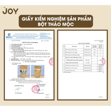 Bột thảo mộc 50gr JOY - Nguyên chất, trắng da, dưỡng ẩm, mờ thâm sạm, giá 55k 2