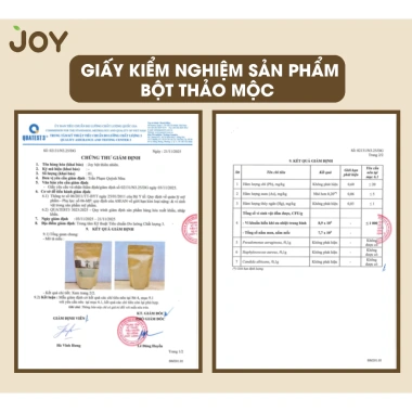 Bột Thảo Mộc JOY 50g Dưỡng Trắng Da, Giảm Thâm, Giảm Mụn Lưng, Da Mịn - Chỉ 49k