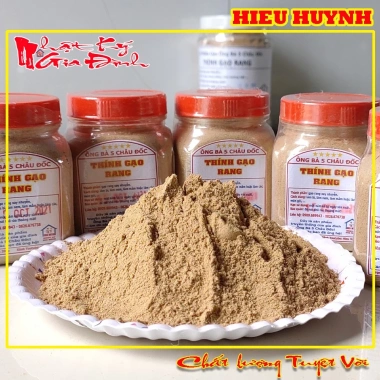 Bột Thính Gạo Rang Sẵn 200gr Vàng Thơm Ngon Ông Bà 5 Châu Đốc - Giá 22.000₫