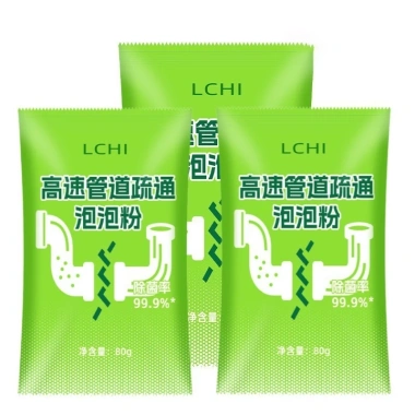 Bột Thông Cống Tốc Độ Cao 80g Dung Dịch Phá Mỡ Tan Tắc Nghẽn Đường Ống Bồn Cầu Bồn Rửa Giá 15.000đ