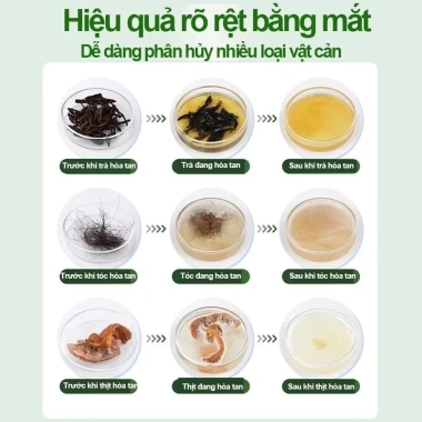 Bột thông tắc ống dạng bọt hiệu suất cao - Thông nhanh cống bếp, bồn cầu, đa năng GD263 9.989đ