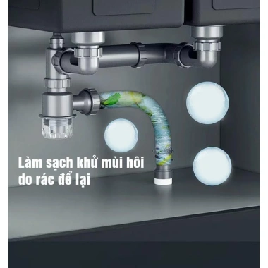 Bột thông tắc ống dạng bọt hiệu suất cao - Thông nhanh cống bếp, bồn cầu, đa năng GD263 9.989đ