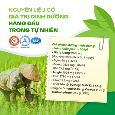 Bột Thực Dưỡng Tam Sinh Vạn Đại 500g - Bổ Sung Dinh Dưỡng Giá Ưu Đãi 807.999₫
