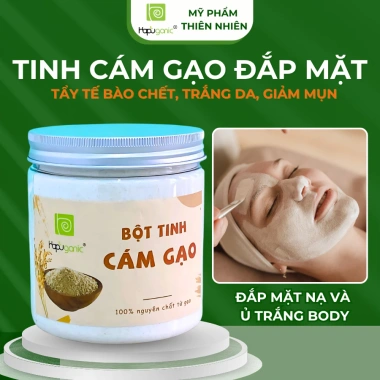 Bột Tinh Cám Gạo HaPuganic 300g - Trắng Da, Đều Màu, giảm giá 34.999 VND 8