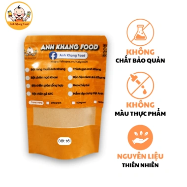 Bột tỏi nguyên chất Loại 1 cực thơm – gia vị xào, nướng, chiên - Anh Khang Food 50-100g 3 Bột tỏi nguyên chất Loại 1 cực thơm – gia vị xào, nướng, chiên - Anh Khang Food 50-100g 3