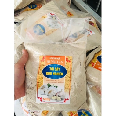 Bột Tỏi Sấy Khô 500g Nguyên Chất – Thơm Ngon, Giá 32.000đ, Dùng Ngay Cho Món Ăn