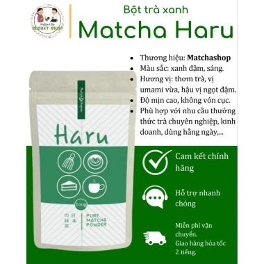Bột Trà Matcha Haru 500g-1kg Nhập Khẩu Nhật Bản - Hương Vị Tươi Nguyên, Giá Ưu Đãi 4.188.000₫