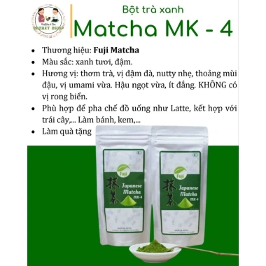 Bột trà Matcha MK 4 FUJI nhập khẩu Nhật Bản - Giảm giá 9.9k SECRET SHOP