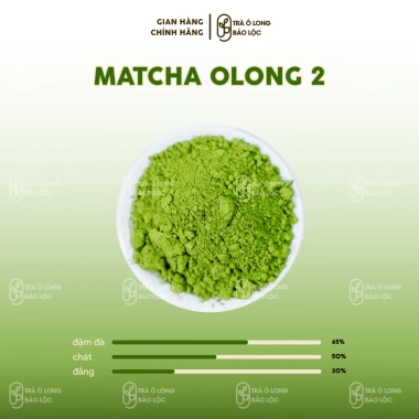 Bột Trà Matcha Olong 2 - Trà Olong Bảo Lộc, hương thơm tự nhiên, chỉ 114.000₫