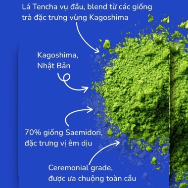 Bột Trà Matcha Sasae Kokoro Ceremonial Grade Nhật Bản 30g-50g, Trà Đạo - 340k VND