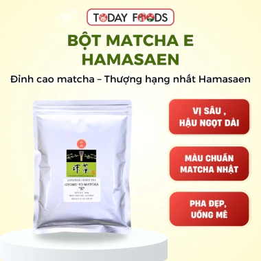 Bột Trà Xanh Matcha Hamasaen Nhật Bản 200g - Hương vị tươi mát, dưỡng da, chỉ 1.650.000₫ Bột Trà Xanh Matcha Hamasaen Nhật Bản 200g - Hương vị tươi mát, dưỡng da, chỉ 1.650.000₫