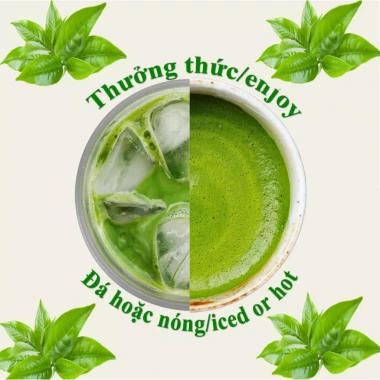 Bột Trà Xanh Matcha Premium Satoen 100g - Nguyên chất vụ xuân, chính hãng, giảm giá 185k