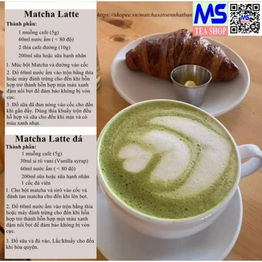 Bột Trà Xanh Matcha Premium Satoen 100g - Nguyên chất vụ xuân, chính hãng, giảm giá 185k