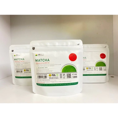 Bột trà xanh Matcha PREMIUM Satoen 100g - Nguyên chất vụ xuân, giảm giá 180k 3 Bột trà xanh Matcha PREMIUM Satoen 100g - Nguyên chất vụ xuân, giảm giá 180k 3