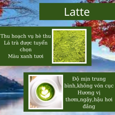 Bột trà xanh Uji Matcha Latte grade 100g Thơm ngon chuẩn vị giảm giá 190k