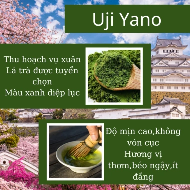 Bột trà xanh Uji Matcha Uij Yano 100g - Thơm ngon chuẩn vị, giá ưu đãi 155.000 VND 3 Bột trà xanh Uji Matcha Uij Yano 100g - Thơm ngon chuẩn vị, giá ưu đãi 155.000 VND 3