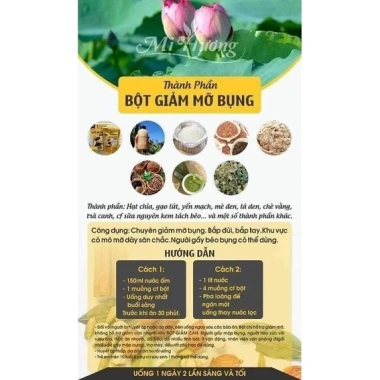Bột uống ngũ cốc giảm mỡ bụng chính hãng, hương Mị hỗ trợ eo thon, dáng đẹp - Giá chỉ 107.000đ 3