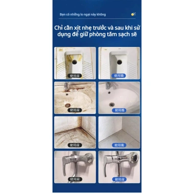 Bọt vệ sinh bồn cầu đa năng khử vết bẩn, kháng khuẩn, giữ hương thơm - 119.000 VND 5